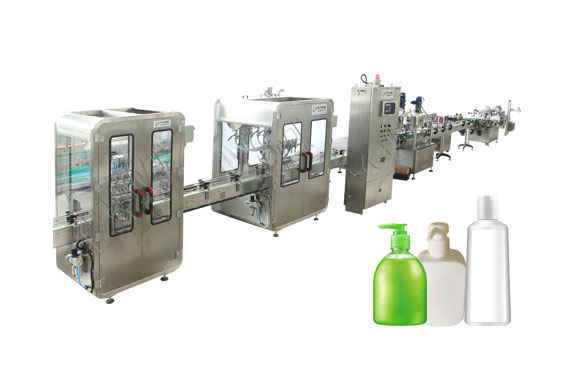 洗手液灌裝生產(chǎn)線