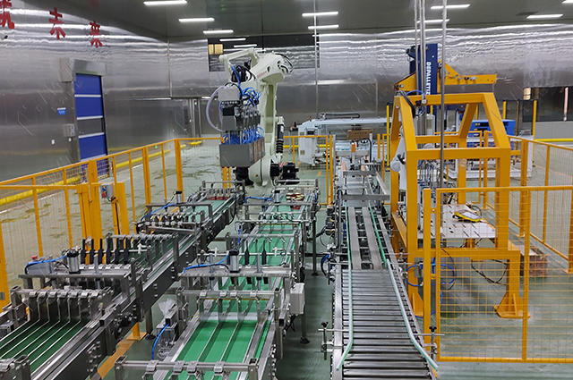 午餐肉罐頭裝箱機(jī)